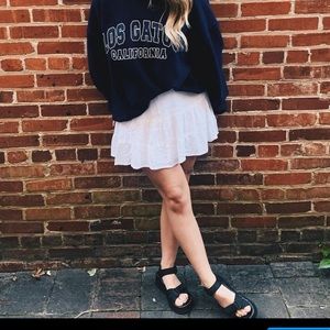 *wrinkly but will iron before ship* delia’s white wrap around skirt